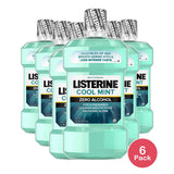 Listerine Zero Clean Mint Mouthwash Alcohol Free 1.5 Ltr 2.70Oz (Pack of 6)