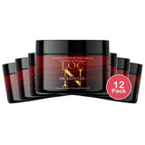 Loc N Braiding Gel Hair Gel 8 oz Hair Gel Frizz Control All Hair Types (Pack of 12)