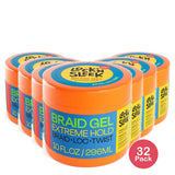 Lock'n Sleek Braid Gel 10 Oz (Pack of 32)
