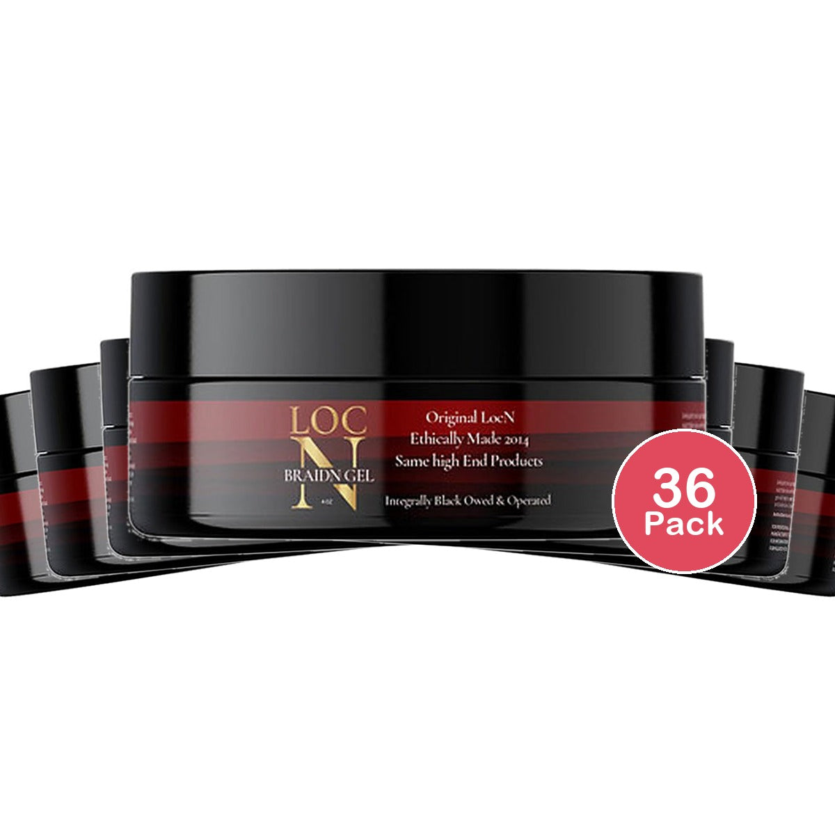 Locn Braiding Gel 4 Oz (Pack of 36)