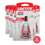 Loctite Super Glue Liquid Control 0.14 Oz (Pack of 6)