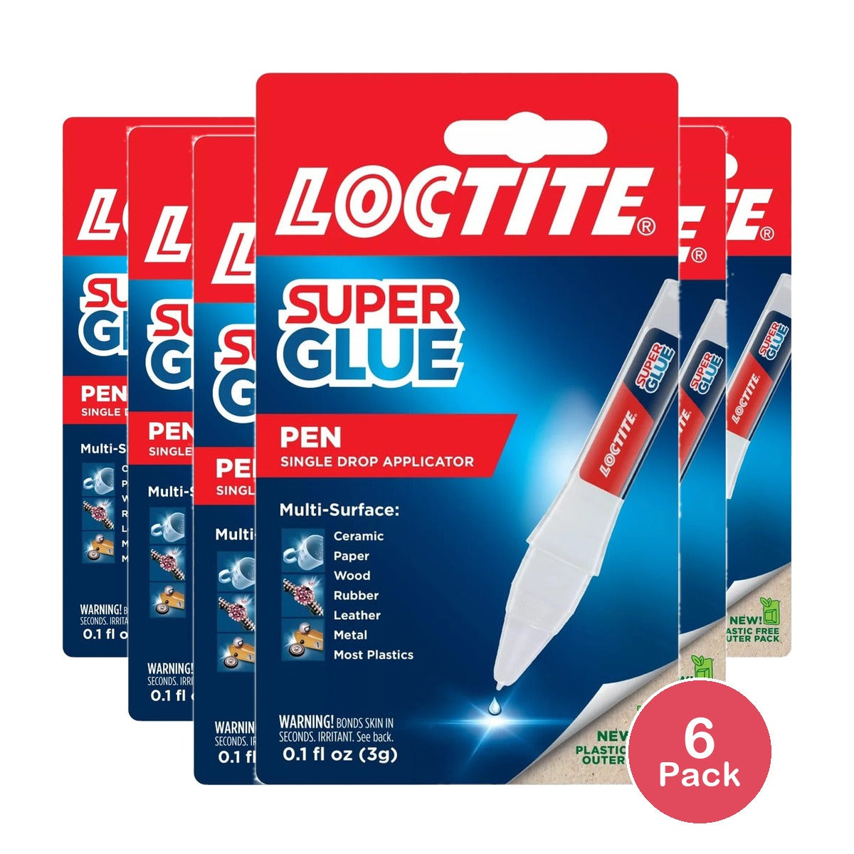 Loctite Super Glue Pen 3 G (Pack of 6)