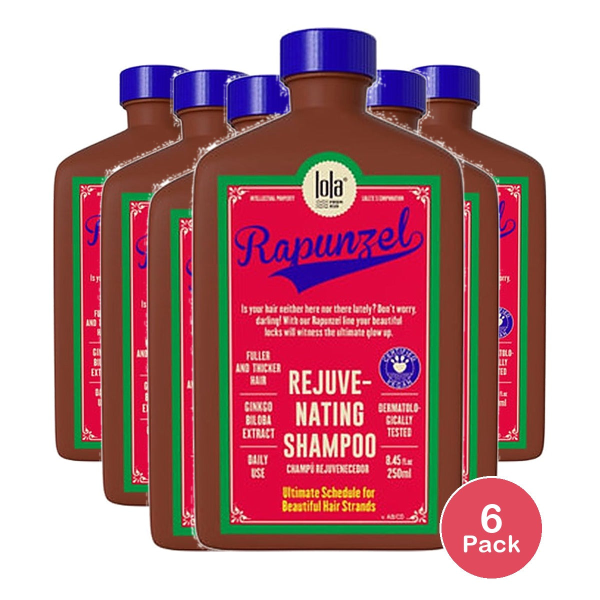 Lola Rapunzel Shampoo 8.45 Oz (Pack of 6)