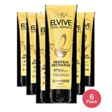 L'Oreal Paris Elvive Total Repair 5 Protein Recharge Leave In Conditioner 5.1 oz (Pack of 6)