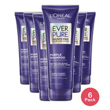 LOreal Paris EverPure Sulfate Free Shampoo Purple 6.8Oz (Pack of 6)