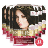 L'Oreal Paris Excellence Creme 5G Medium Golden Brown Hair Color 8oz (Pack of 12)