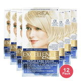 L'Oreal Paris Excellence Triple Protection Permanent Hair Color 6.3 fl OZ(Pack of 12)
