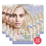 L'Oreal Paris Feria Power Toner, Long Lasting Anti Brass Toner Ice Blonde 9P - 1 (Pack of 12)