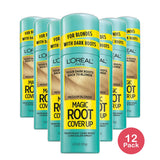 LOreal Paris Magic Root Cover Up Temporary Dark Root Concealer Spray Medium Blonde 2Oz (Pack of 12)