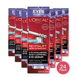 L'Oreal Paris Revitalift Derm Intensives Hyaluronic Acid and Caffeine Eye Serum 0.67 Oz (Pack of 24)