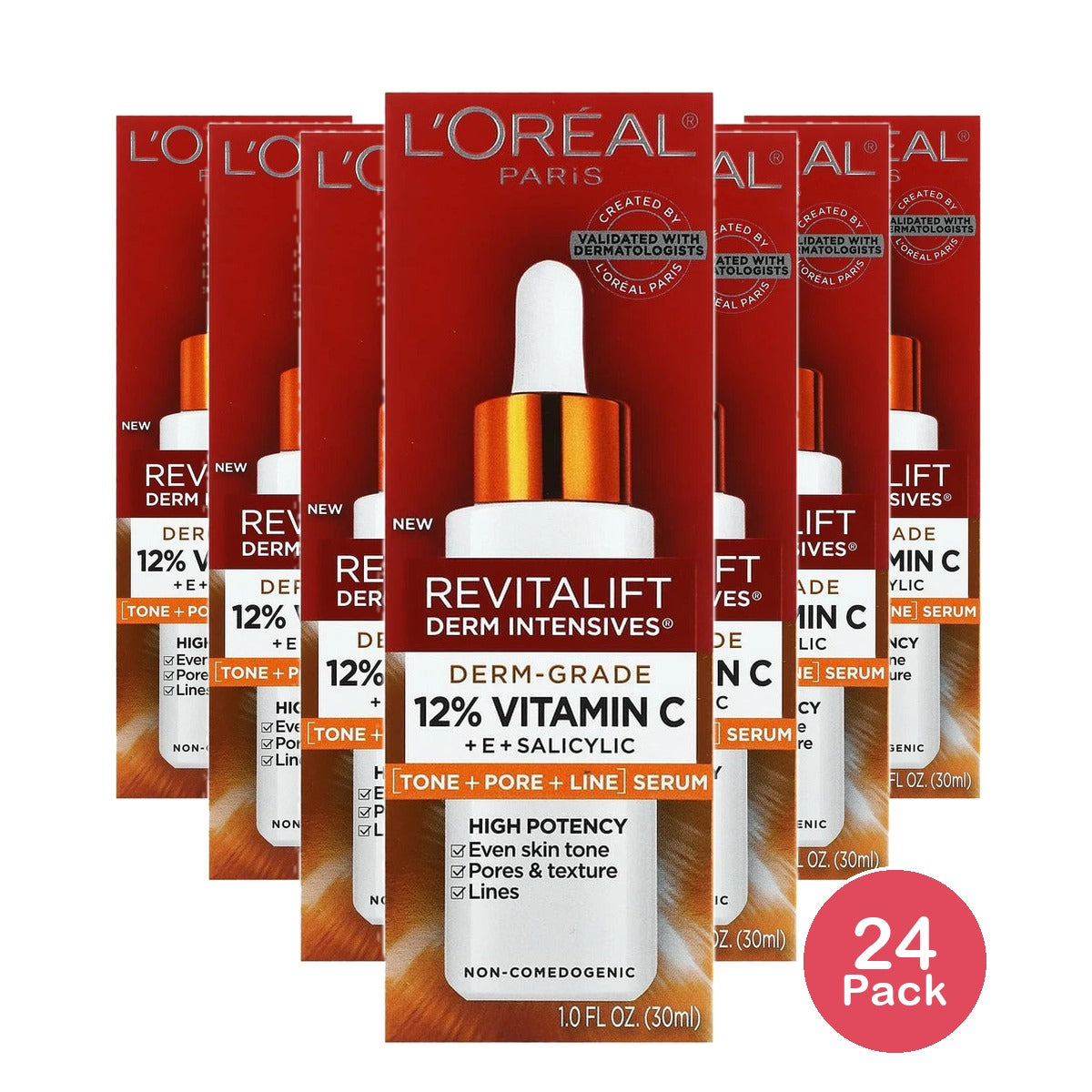 L'OREAL REVIT VIT C SERUM 1OZ (Pack of 24)