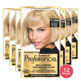 Loreal Superior Preference Hair Color 9.5Nb Lightest Natural Blonde1 Ea 3.2Oz (Pack of 12)