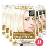 Loreal Superior Preference Les Blondissimes Hair Color Lb02 Extra Light Natural Blonde 16Oz(Pack of 12)
