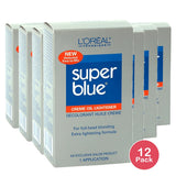 L'Oreal Technique Super Blue Creme Oil Lightener Kit - Option : 1 Application (Pack of 12)