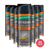 Lotrimin Antifungal Deodorant Powder Aerosol Spray - 4.6 Oz (Pack of 36)