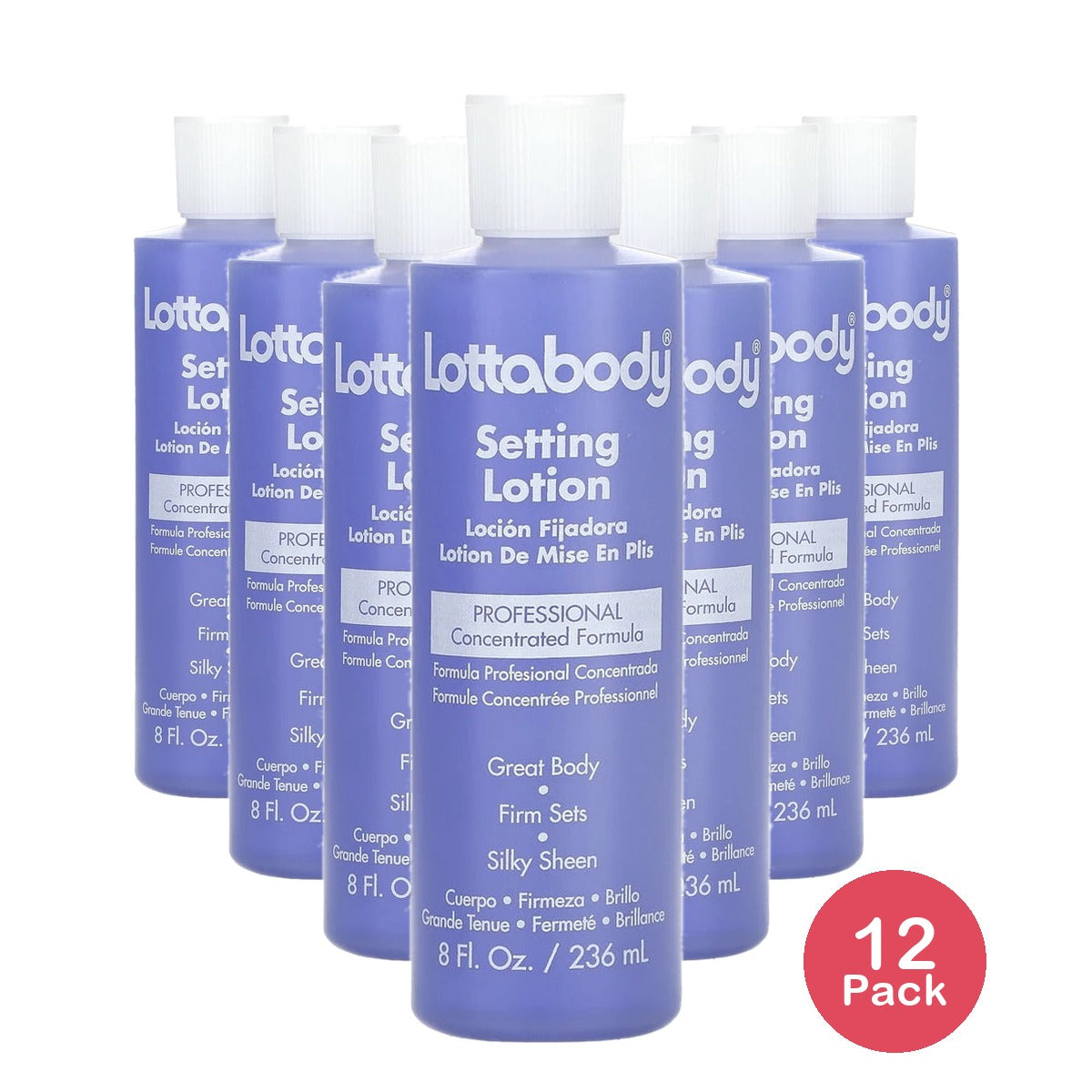LOTTABODY Setting Lotion 8 oz (Pack of 12)