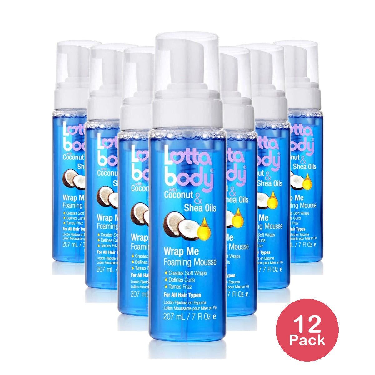 Lottabody Wrap Me Foaming Curl Mousse 7 Oz (Pack of 12)