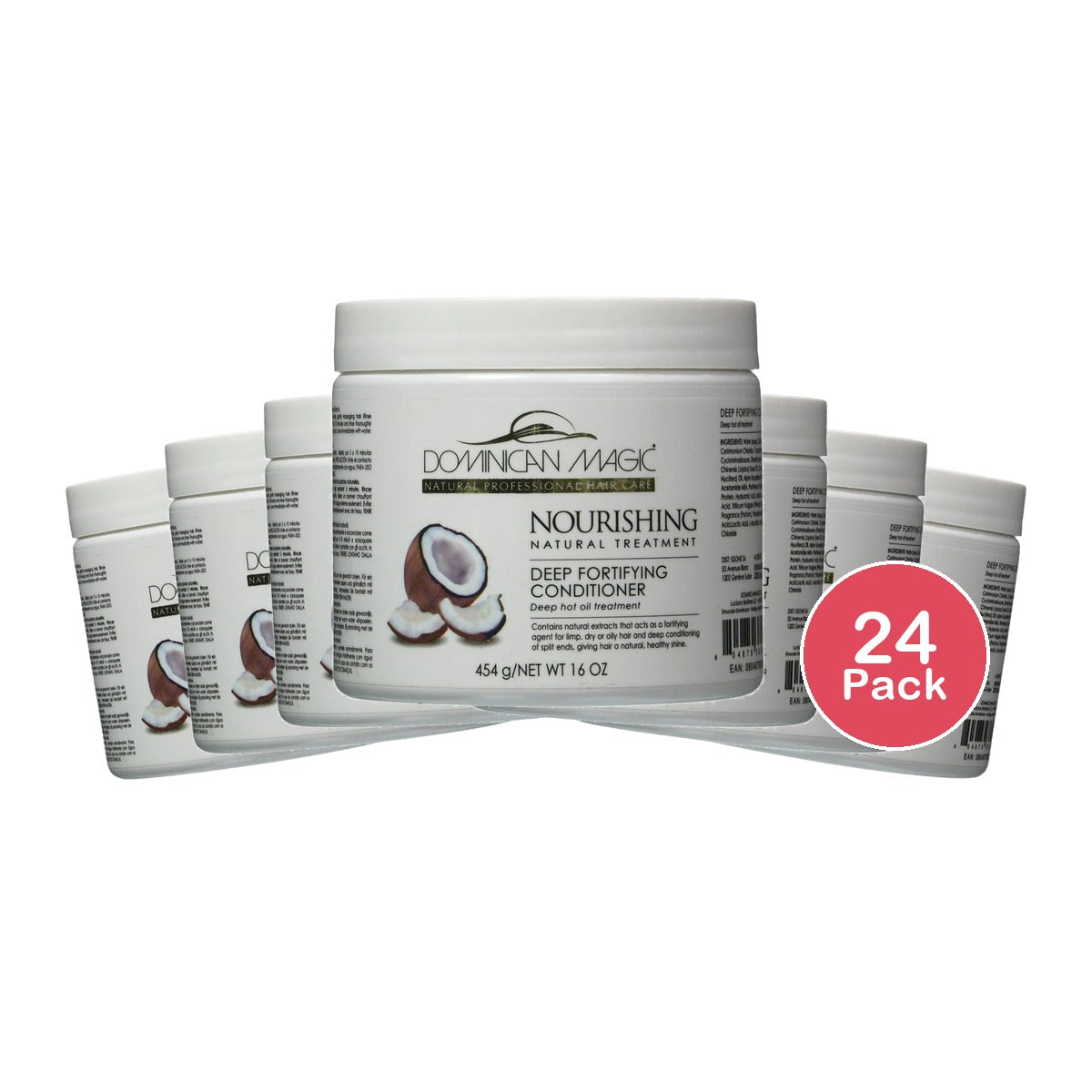 Luciano Brothers Dominican Magic Natural Professional Hair Care Conditioner 16 Oz (Pack of 24)