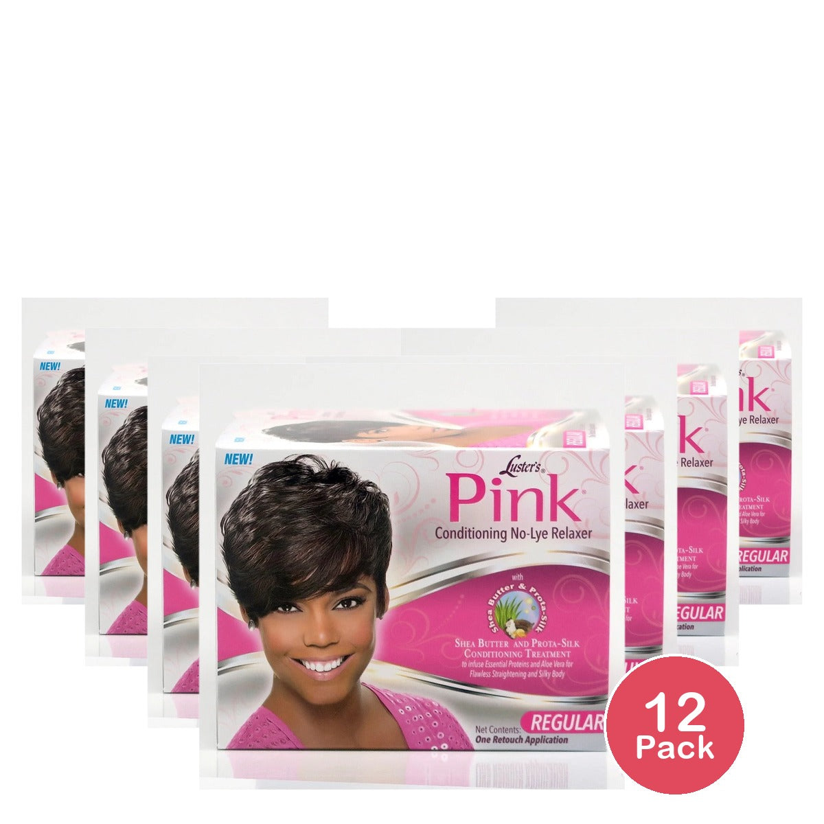 Luster's Pink Regular Strength No-Lye Relaxer (Pack of 12)