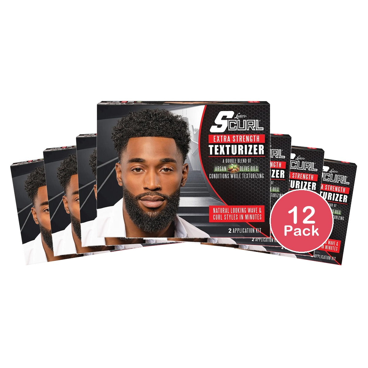 Luster's Pink S Curl Extra Strength Texturizer (Pack of 12)
