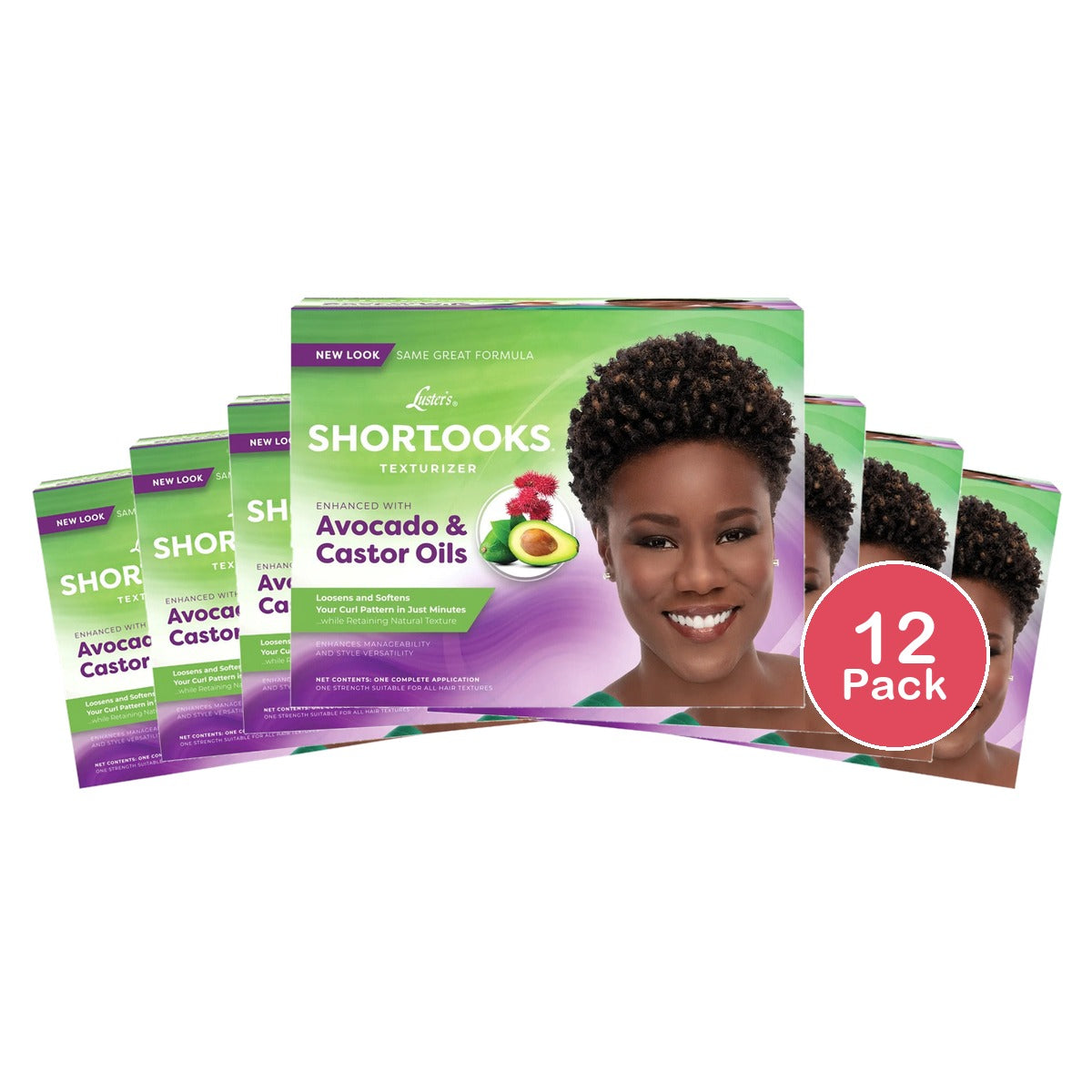 Luster's ShortLooks Texturizer Curl Softener (Pack of 12)