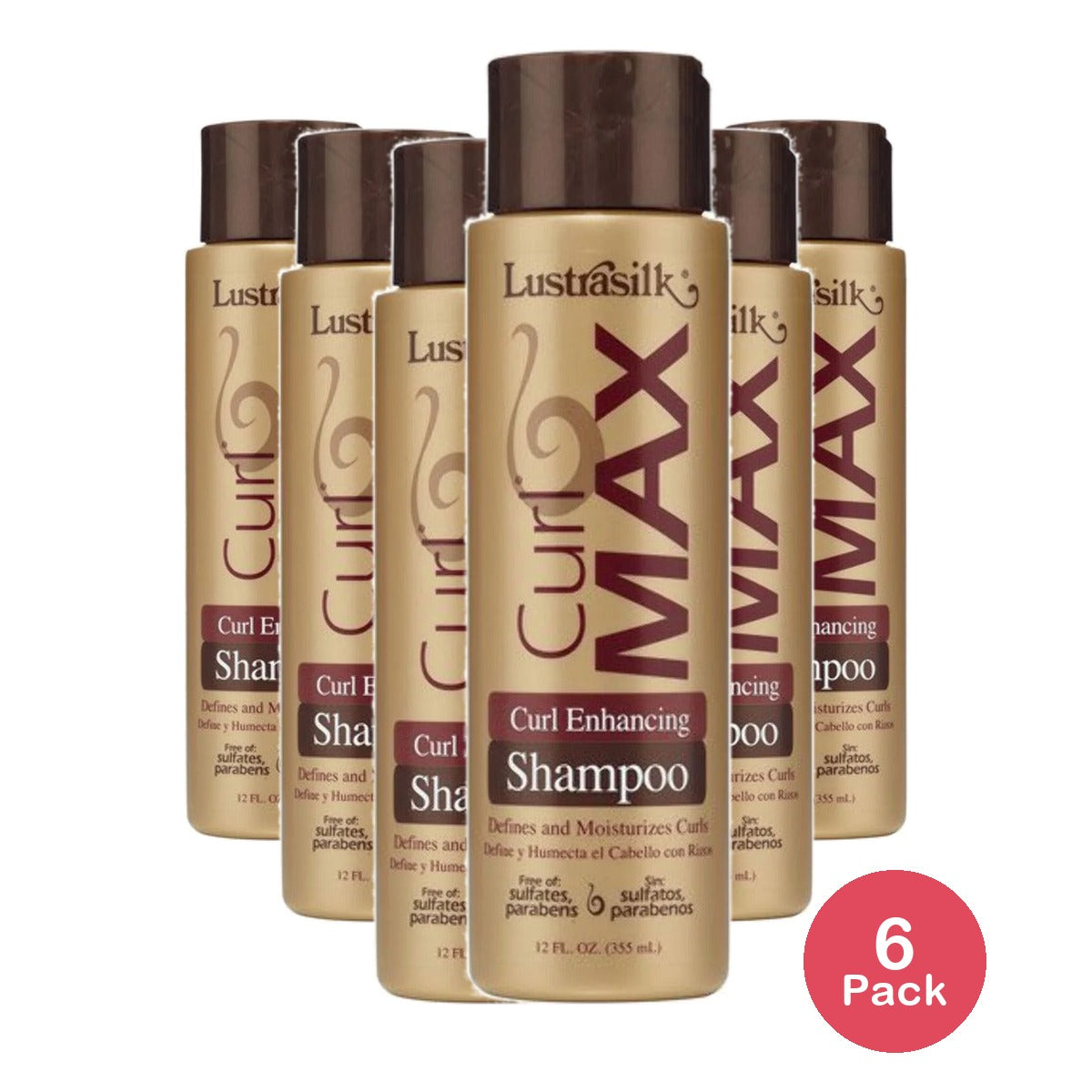 Lustrasilk Curl Max Curl Enhancing Shampoo (Pack of 6)