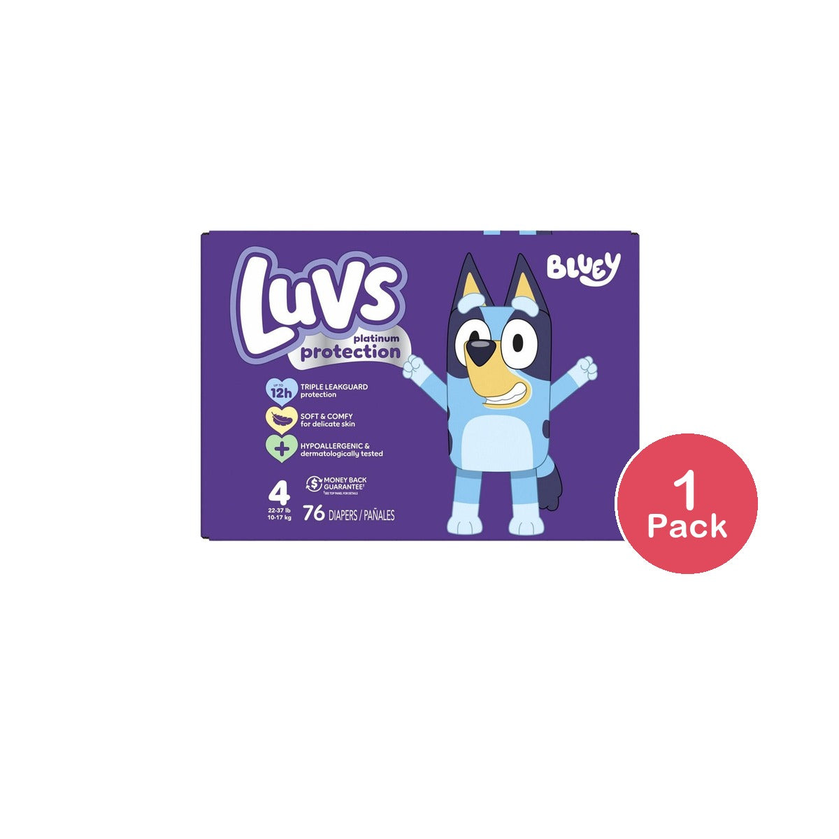 Luvs Paw Patrol Edition Diapers Size 4 (Pack of 1)