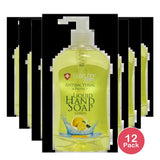 LUX Hygiene Antibacterial Lemon Soap 16.9 oz (Pack of 12)