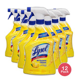 Lysol All Purpose Cleaner Trigger Spray Lemon Flavor32Oz (Pack of 12)