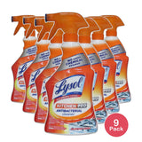Lysol Antibacterial Kitchen Cleaner Liquid Trigger Spray 22Oz (Pack of 9)