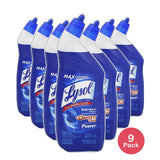 Lysol Complete Clean Toilet Bowl Cleaner 24Oz (Pack of 9)