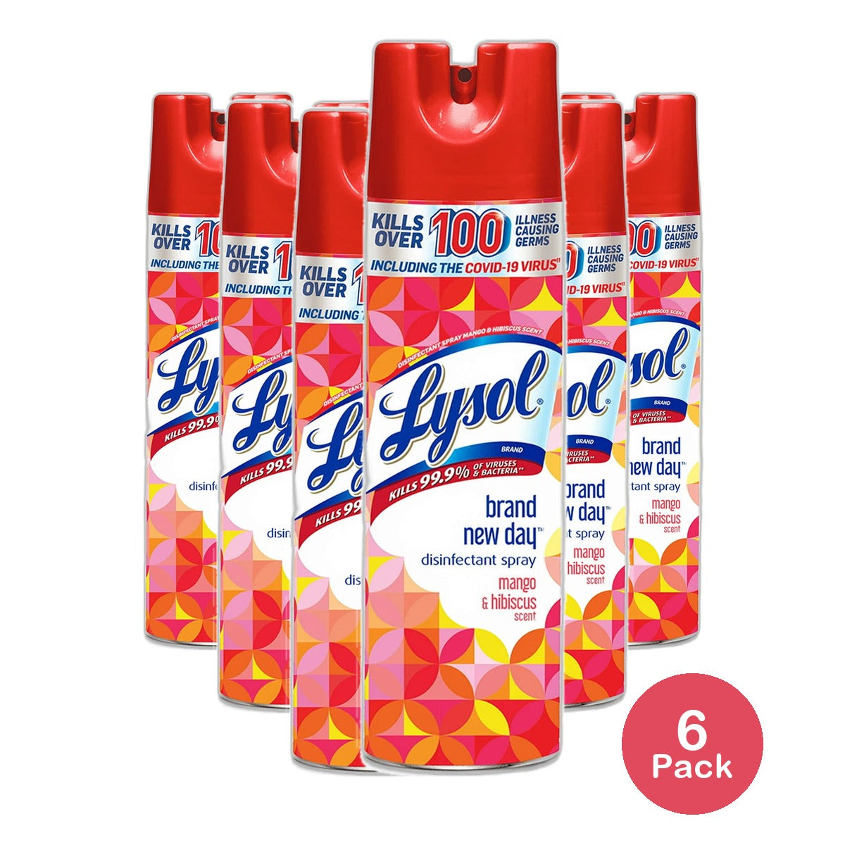 Lysol Disinfectant Sanitizing and Antibacterial Spray 19Oz (Pack of 12)