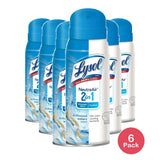 Lysol NeutraAir Disinfectant Spray 2 In 1: Eliminates Odors and Disinfects Dri 10 oz (Pack of 6)
