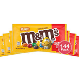 M And Ms Peanut Chocolate Candy 3.27Oz (Pack of 144)