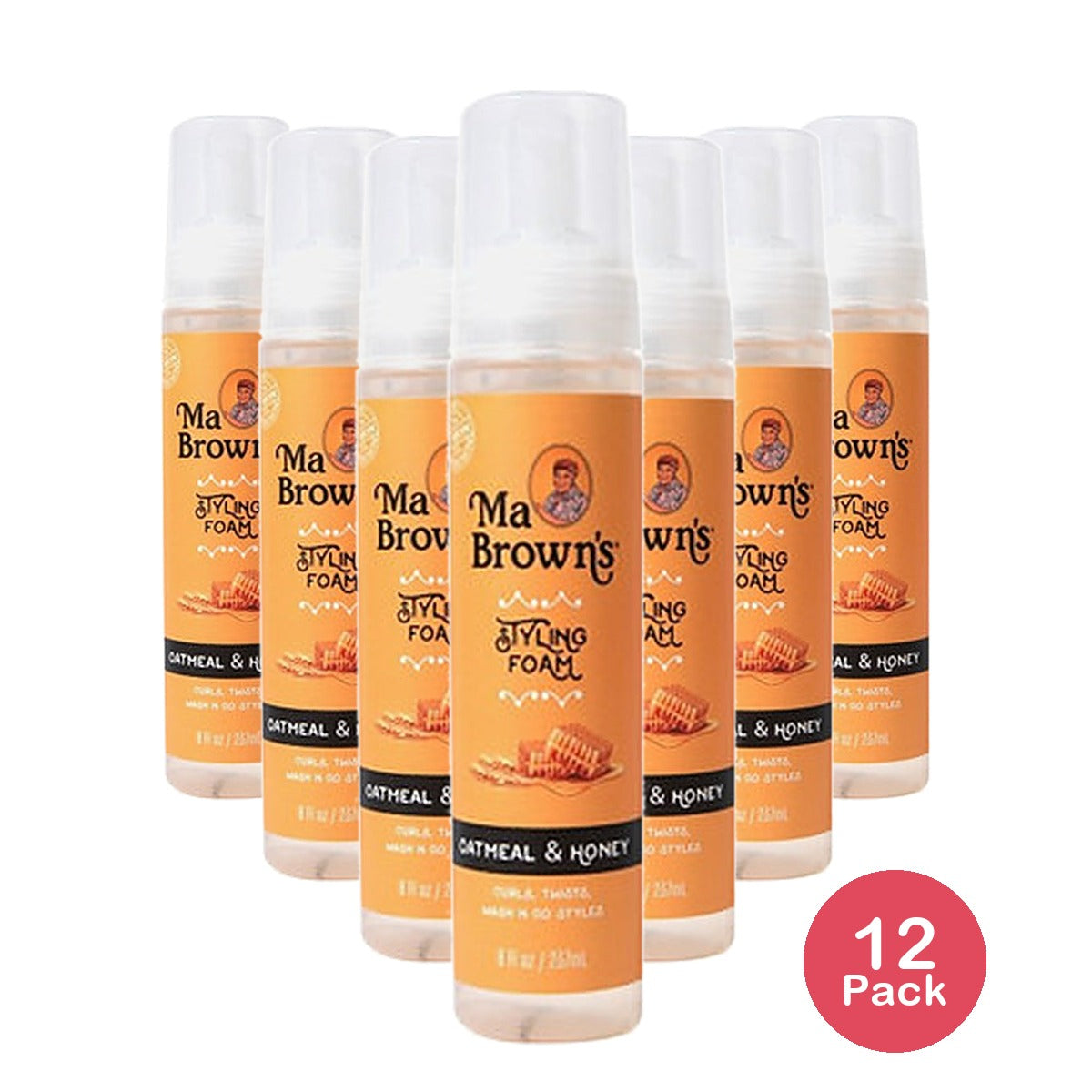 Ma Brown's Styling Foam 8 Oz (Pack of 12)