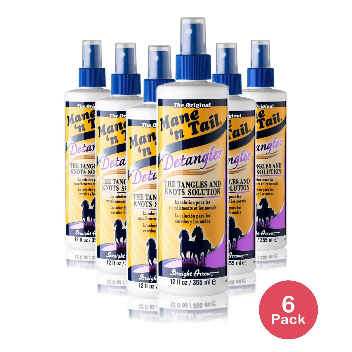 Mane n Tail: Detangler The Tangles and Knots Solutions (12 oz) (Pack of 6)
