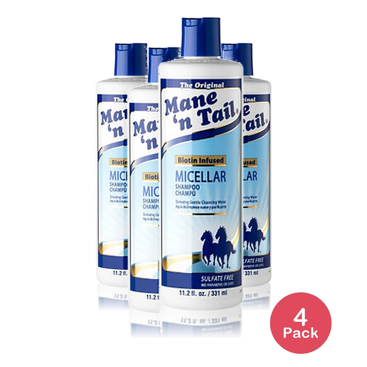Mane 'n Tail Micellar Shampoo 11.2 Oz (Pack of 4)