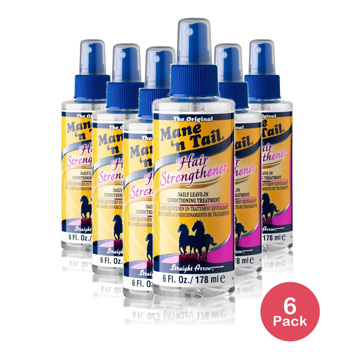 Mane 'n Tail Moisture Enriched Hair Strengthener 6 Fl Oz (Pack of 6)