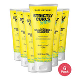 Marc Anthony Strictly Curls Coconut Oil and Marula Oil Scalp Scrub and Shampoo 7.05Oz (Pack of 6)