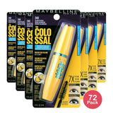 Maybelline Volum' Express - The Colossal Waterproof Mascara Glam Black 0.27 oz (Pack of 72)