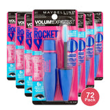 Maybelline Volum Express The Rocket Waterproof Mascara Very Black 0.3Oz (Pack of 72)
