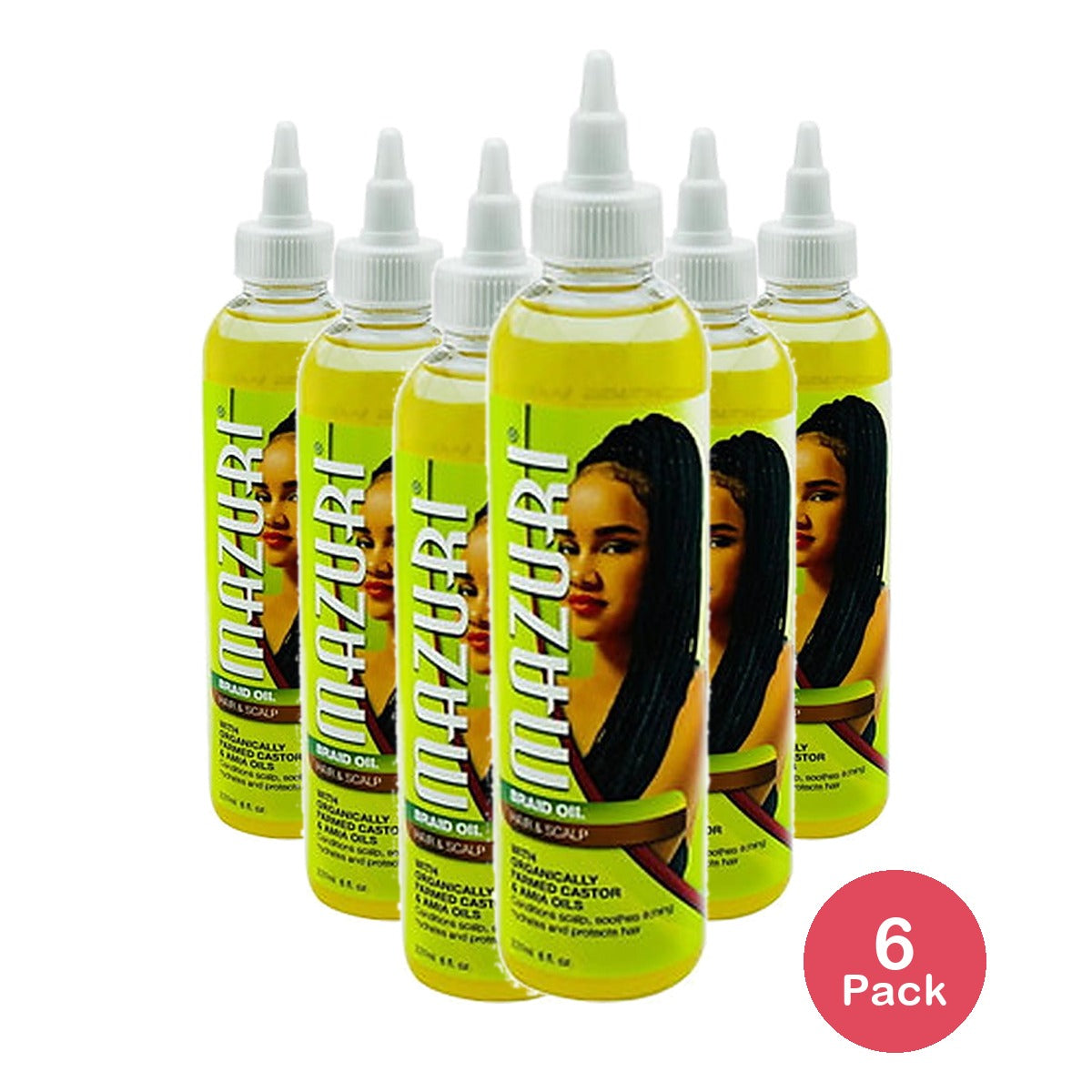 Mazuri Braid Oil 8 Oz (Pack of 6)