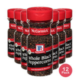 Mc Cormick Black Pepper Whole 3.5Oz (Pack of 12)