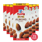 McCormick 2 Pure Almond Extract 2Oz (Pack of 72)