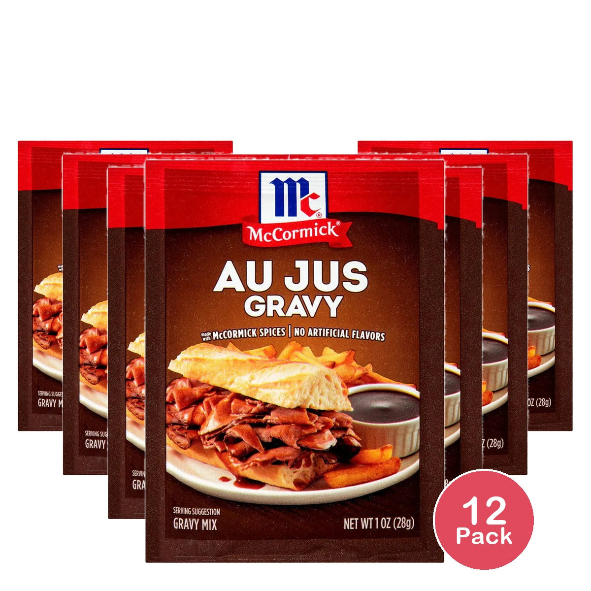 Mccormick Au Jus Gravy Mix 1Oz (Pack Of 12)