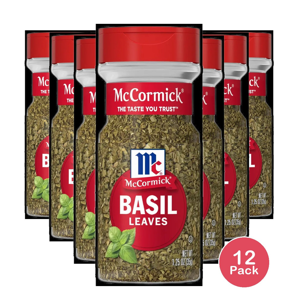 Mccormick Basil Leaves 1.25 Oz (Pack Of 12)