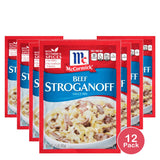 McCormick Beef Stroganoff Sauce Seasoning Mix Envelope 1.5Oz (Pack of 12)