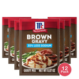 McCormick Brown Gravy Mix 0.87 Oz (Pack of 12)