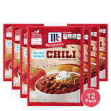 Mccormick Chili Seasoning Mix 1.25 Oz (Pack Of 12)
