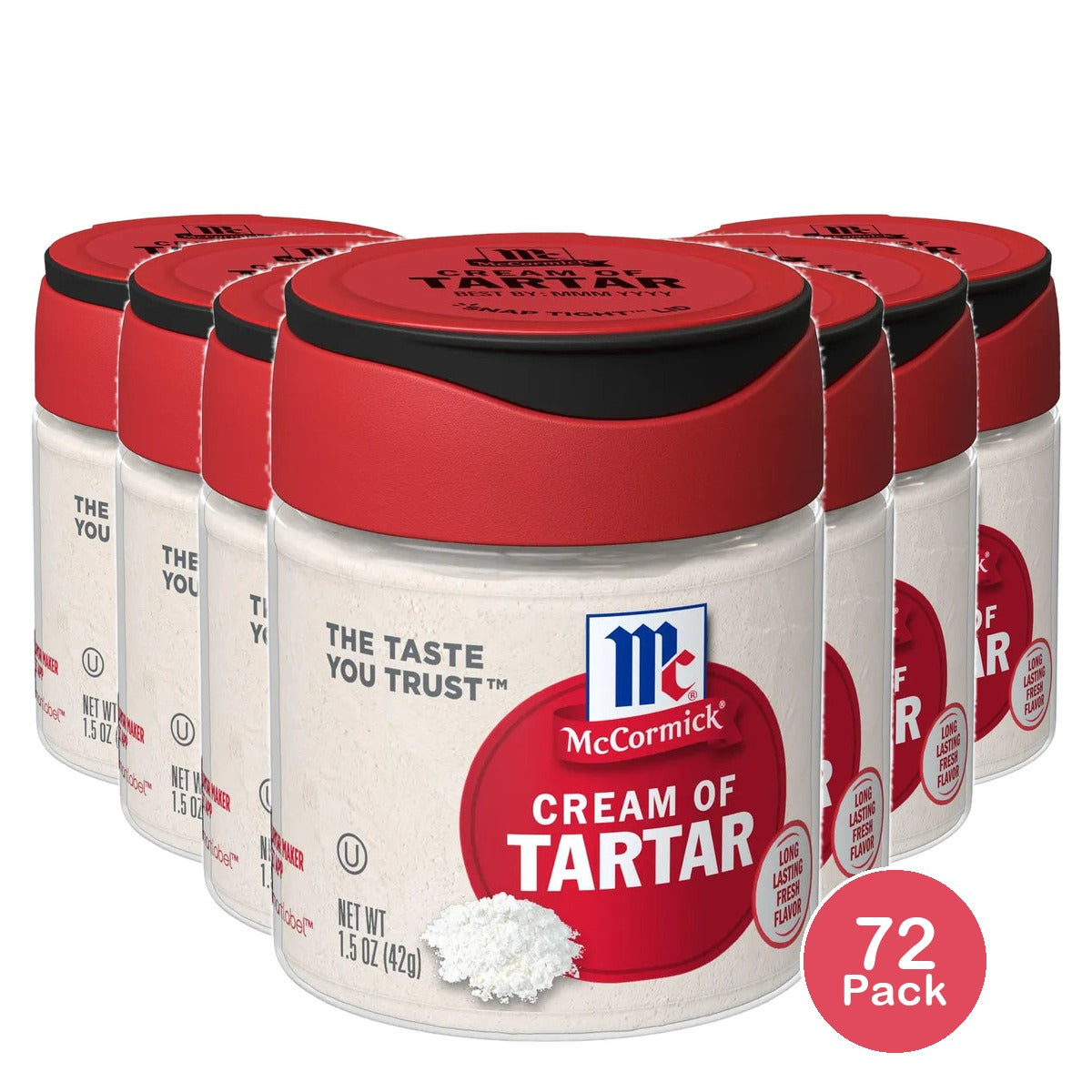 McCormick Cream Of Tartar 1.5 Ounce (Pack of 72)